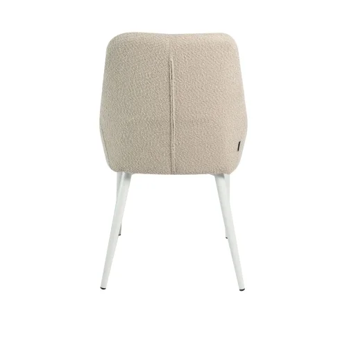 CHAISE DE SALLE À MANGER ADNEY REMBOURRÉE COULEUR SABLE À 4 PIEDS BEIGE