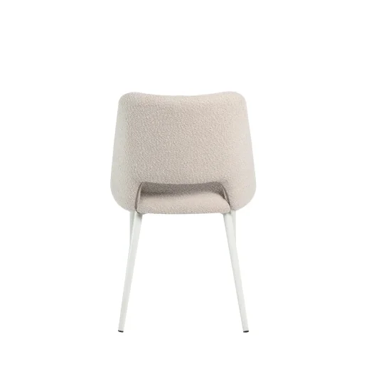 CHAISE REMBOURRÉE COULEUR SABLE À 4 PIEDS BEIGE EBONY 2