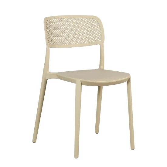 CHAISE EN POLYPROPYLÈNE SABLE ANTI-UV POUR EXTÉRIEUR NÁPOLI