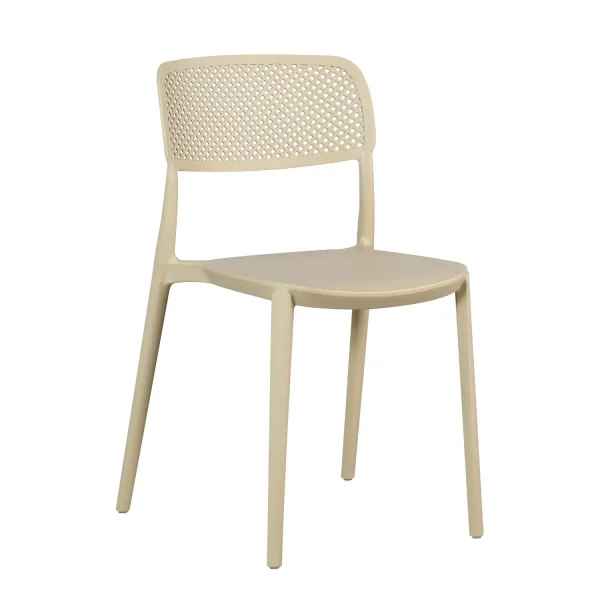 CHAISE EN POLYPROPYLÈNE SABLE ANTI-UV POUR EXTÉRIEUR NÁPOLI