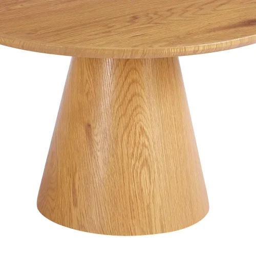 TABLE À MANGER RONDE EN BOIS Ø100 CM KANADE
