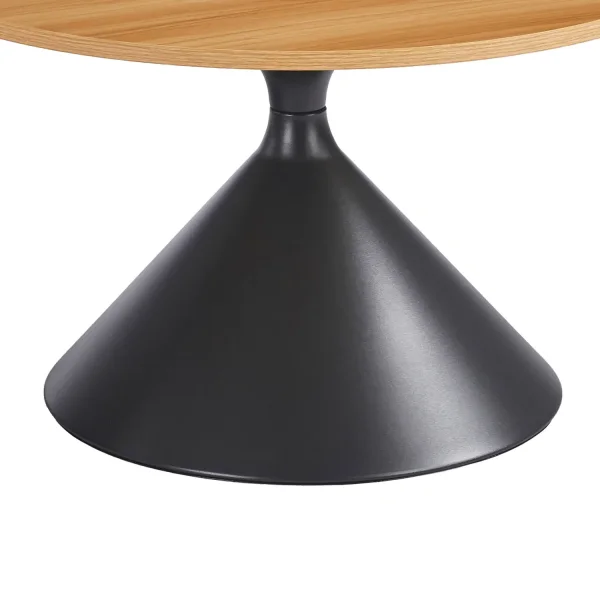 SET DE 2 TABLES D'APPOINT DUNA NATUREL/NOIR
