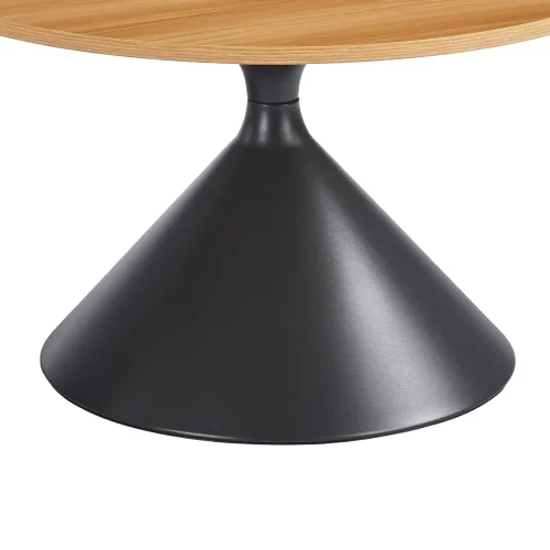 SET DE 2 TABLES D'APPOINT DUNA NATUREL/NOIR