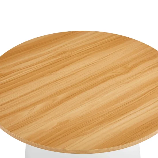 SET DE 2 TABLES D’APPOINT NORAE NATUREL/BLANC 2
