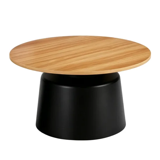 SET DE 2 TABLES D’APPOINT NORAE NATUREL/NOIR 2