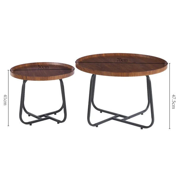 SET DE 2 TABLES D’APPOINT YUKI
