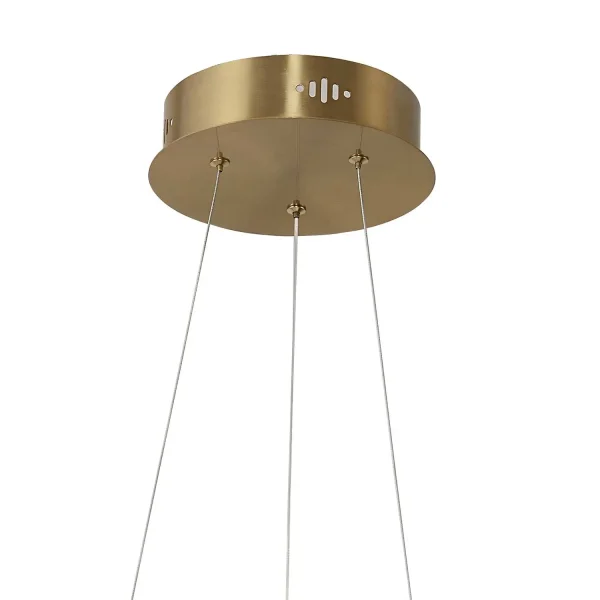 SUSPENSION LED VALLE 37W 4000K INTENSITÉ RÉGLABLE DORÉE