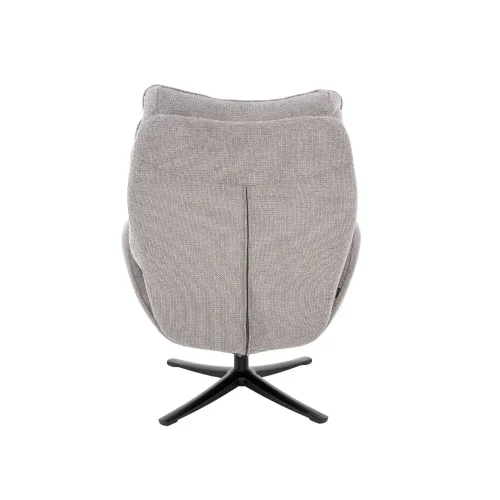 FAUTEUIL AVEC REPOSE-PIEDS GRIS NOZOMI