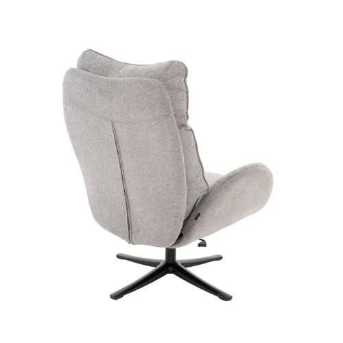 FAUTEUIL AVEC REPOSE-PIEDS GRIS NOZOMI