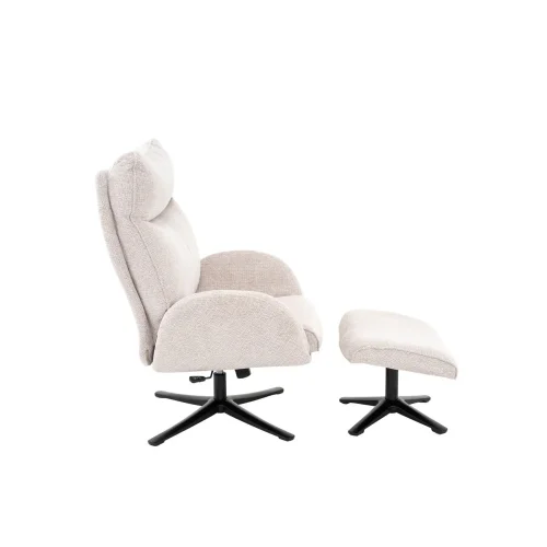 FAUTEUIL AVEC REPOSE-PIEDS SABLE NOZOMI