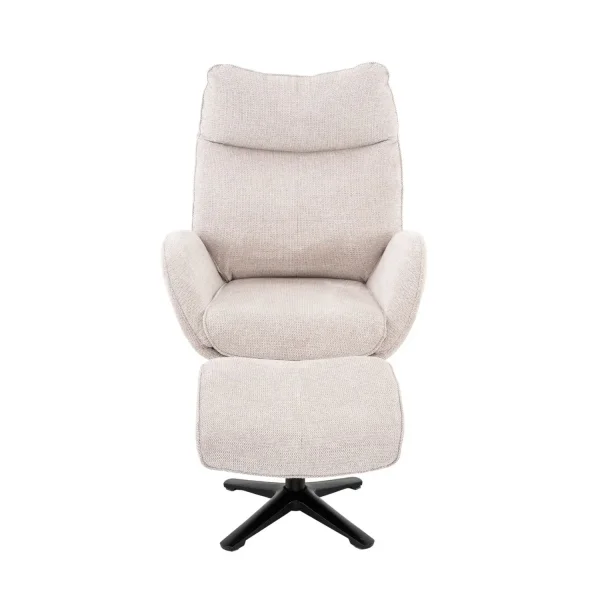 FAUTEUIL AVEC REPOSE-PIEDS SABLE NOZOMI