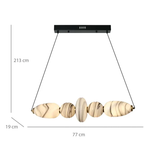 LAMPE DE PLAFOND LED 22W CCT EFFET MARBRE TOSCANA