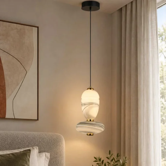 LAMPE DE PLAFOND LED 10W CCT EFFET MARBRE TOSCANA