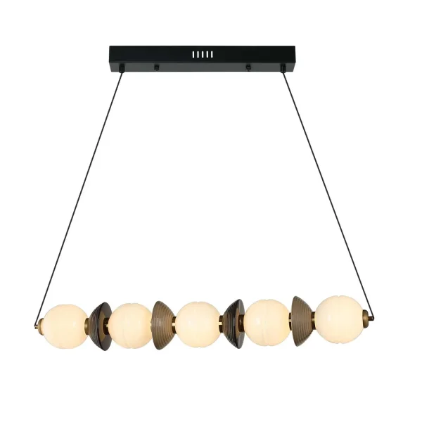 LAMPE DE PLAFOND LED 22W CCT CÉRAMIQUE/VERRE HATHOR