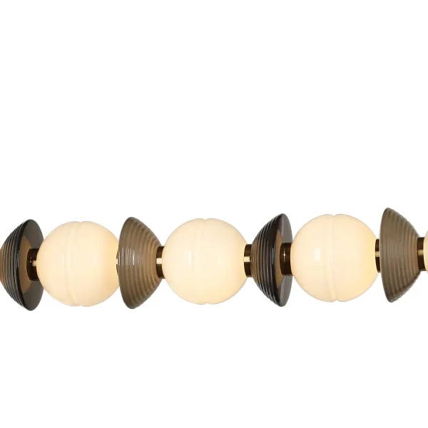 LAMPE DE PLAFOND LED 22W CCT CÉRAMIQUE/VERRE HATHOR
