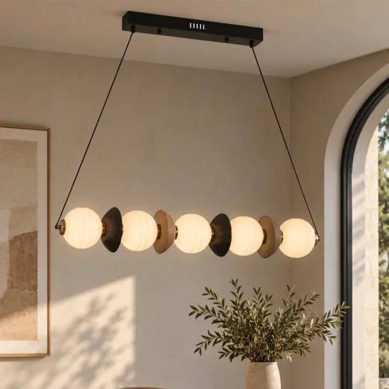 LAMPE DE PLAFOND LED 22W CCT CÉRAMIQUE/VERRE HATHOR