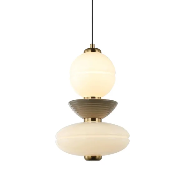 LAMPE DE PLAFOND LED 10W CCT CÉRAMIQUE/VERRE HATHOR