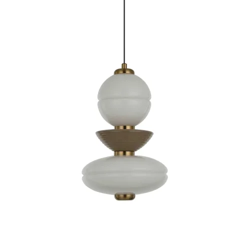 LAMPE DE PLAFOND LED 10W CCT CÉRAMIQUE/VERRE HATHOR