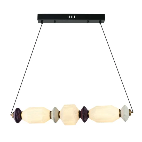 LAMPE DE PLAFOND LED 22W CCT CÉRAMIQUE/VERRE KIYA 2