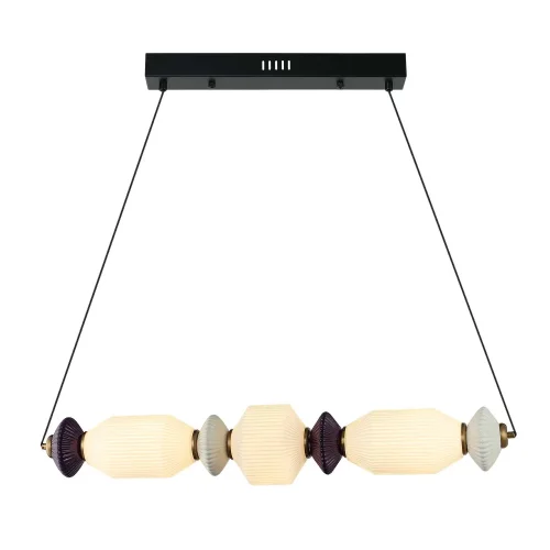 LAMPE DE PLAFOND LED 22W CCT CÉRAMIQUE/VERRE KIYA