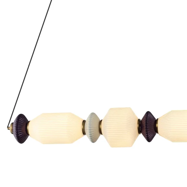 LAMPE DE PLAFOND LED 22W CCT CÉRAMIQUE/VERRE KIYA