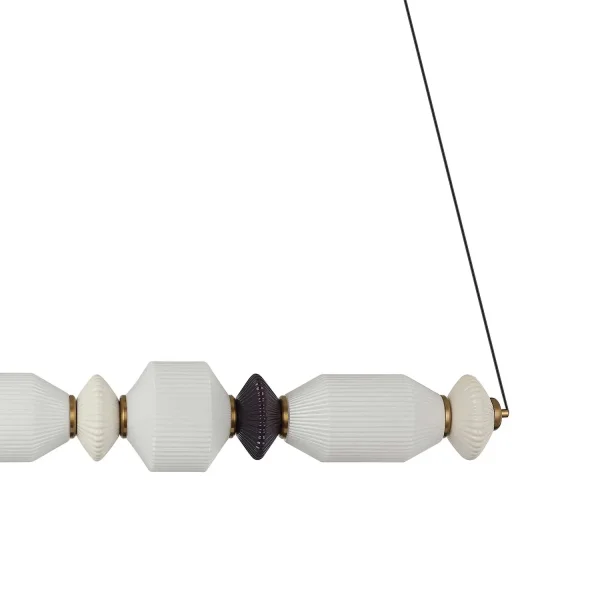 LAMPE DE PLAFOND LED 22W CCT CÉRAMIQUE/VERRE KIYA