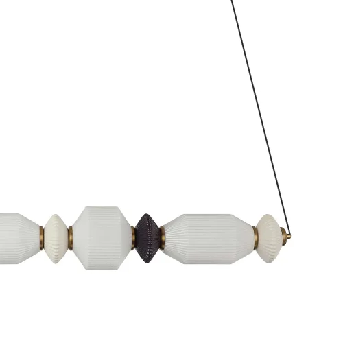 LAMPE DE PLAFOND LED 22W CCT CÉRAMIQUE/VERRE KIYA