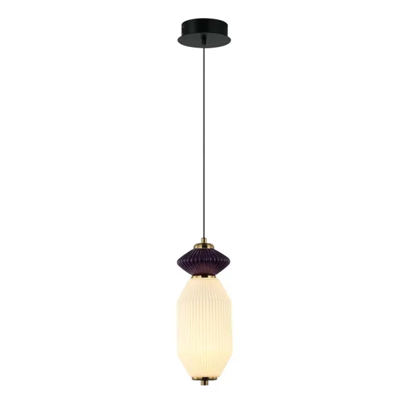 LAMPE DE PLAFOND LED 10W CCT CÉRAMIQUE/VERRE KIYA