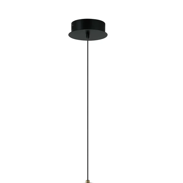 SUSPENSION LED 11W CCT EN VERRE AMBRÉ SOLENE