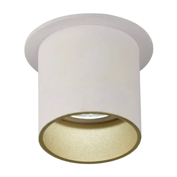 SPOT ENCASTRABLE À OUVERTURE RÉGLABLE BLANC/OR GU10