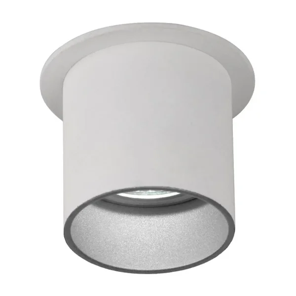 SPOT ENCASTRABLE À OUVERTURE RÉGLABLE BLANC/ARGENT GU10