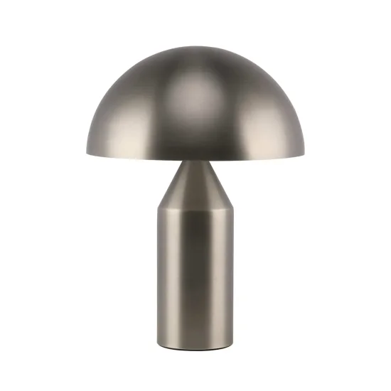 LAMPE DE TABLE 2 LUMIÈRES E27 NICKEL MAT ENOKI 2