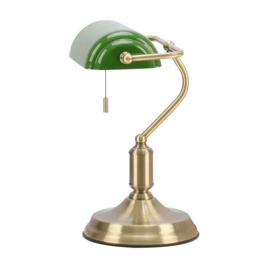 LAMPE DE BANQUIER E27 VERT BRILLANT 2