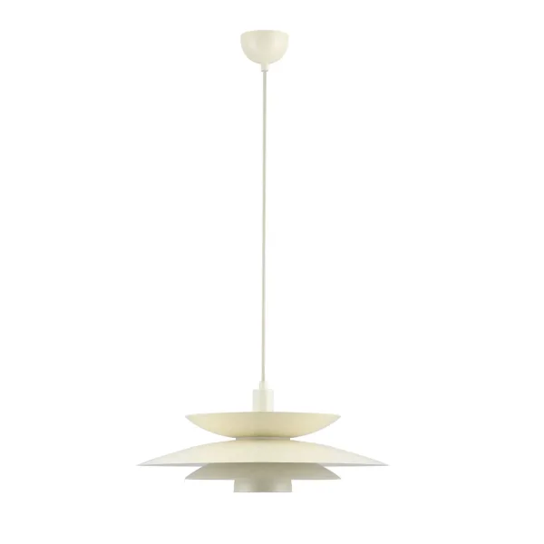 LAMPE DE PLAFOND 1 LUMIÈRE E27 BEIGE Ø48 CM ORNELLA