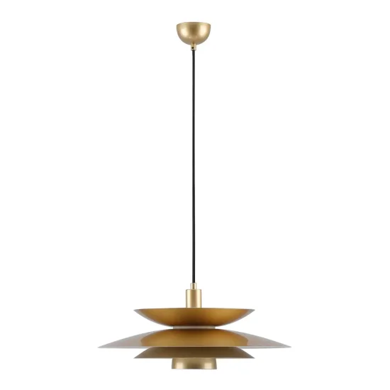 LAMPE DE PLAFOND 1 LUMIÈRE E27 DORÉE Ø48 CM ORNELLA 2