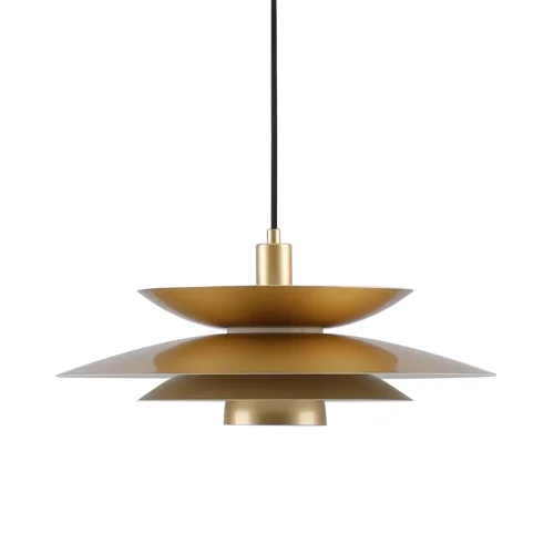 LAMPE DE PLAFOND 1 LUMIÈRE E27 DORÉE Ø48 CM ORNELLA