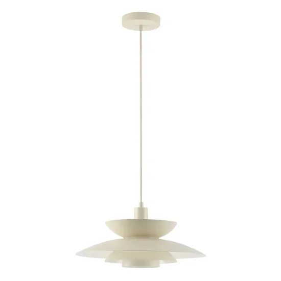 LAMPE DE PLAFOND 1 LUMIÈRE E27 BEIGE Ø38 CM ORNELLA 2