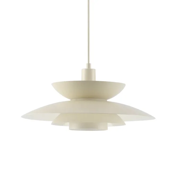 LAMPE DE PLAFOND 1 LUMIÈRE E27 BEIGE Ø38 CM ORNELLA
