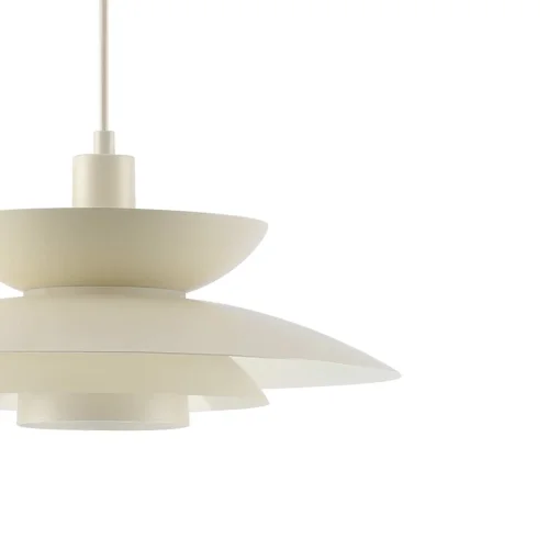 LAMPE DE PLAFOND 1 LUMIÈRE E27 BEIGE Ø38 CM ORNELLA