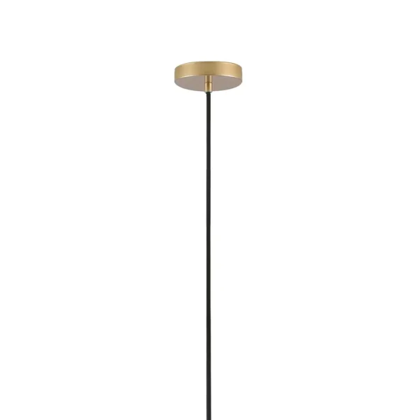 LAMPE DE PLAFOND 1 LUMIÈRE E27 DORÉE Ø38 CM ORNELLA