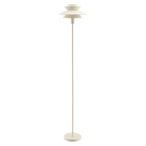 LAMPE SUR PIED 1 LUMIÈRE E27 BEIGE Ø30 CM ORNELLA