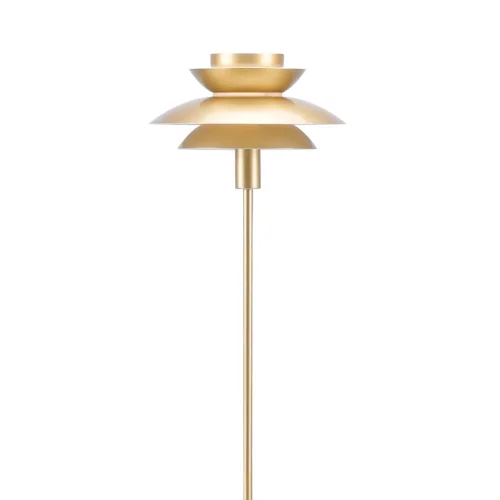 LAMPE SUR PIED 1 LUMIÈRE E27 DORÉE Ø30 CM ORNELLA