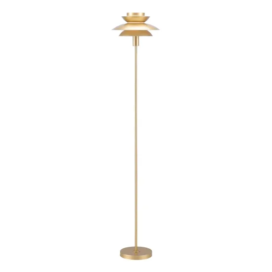 LAMPE SUR PIED 1 LUMIÈRE E27 DORÉE Ø30 CM ORNELLA 2