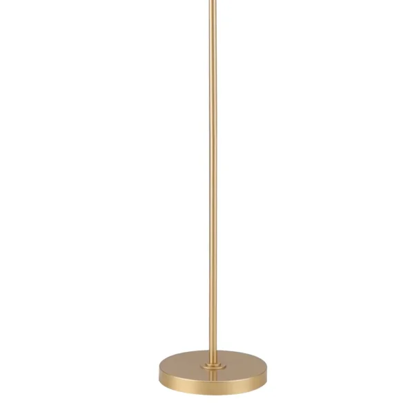 LAMPE SUR PIED 1 LUMIÈRE E27 DORÉE Ø30 CM ORNELLA