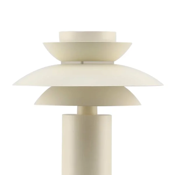 LAMPE DE TABLE 1 LUMIÈRE E27 BEIGE Ø30 CM ORNELLA