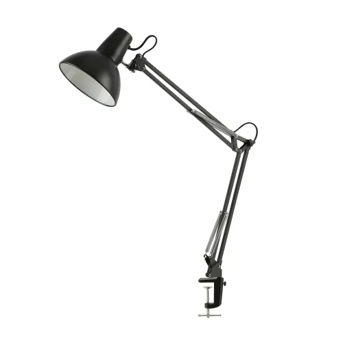 LAMPE MULTIFONCTION DE TABLE, MURALE ET À PINCE EN ACIER NOIR