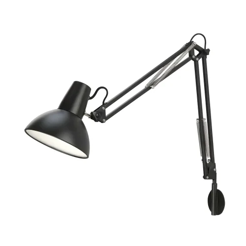 LAMPE MULTIFONCTION DE TABLE, MURALE ET À PINCE EN ACIER NOIR