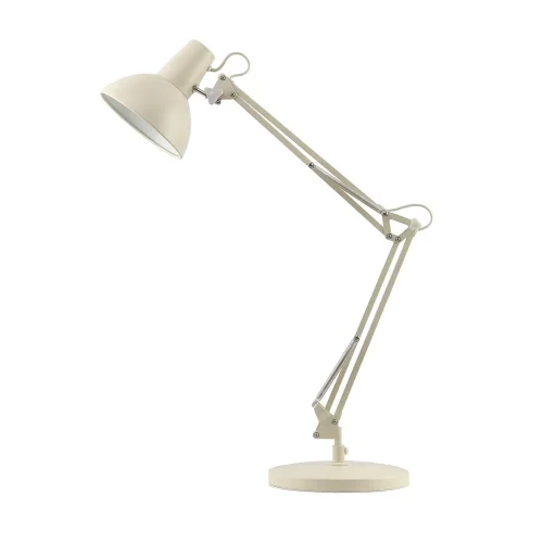 LAMPE MULTIFONCTION DE TABLE, MURALE ET À PINCE EN ACIER BLANC