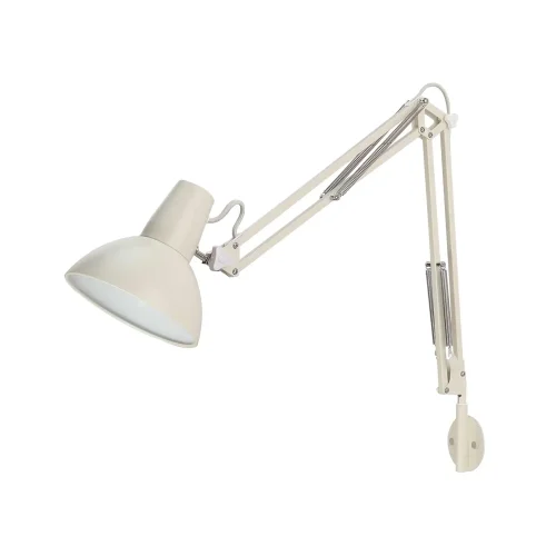 LAMPE MULTIFONCTION DE TABLE, MURALE ET À PINCE EN ACIER BLANC