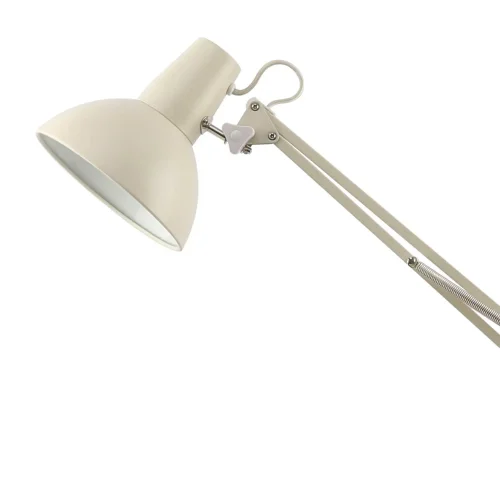 LAMPE MULTIFONCTION DE TABLE, MURALE ET À PINCE EN ACIER BLANC